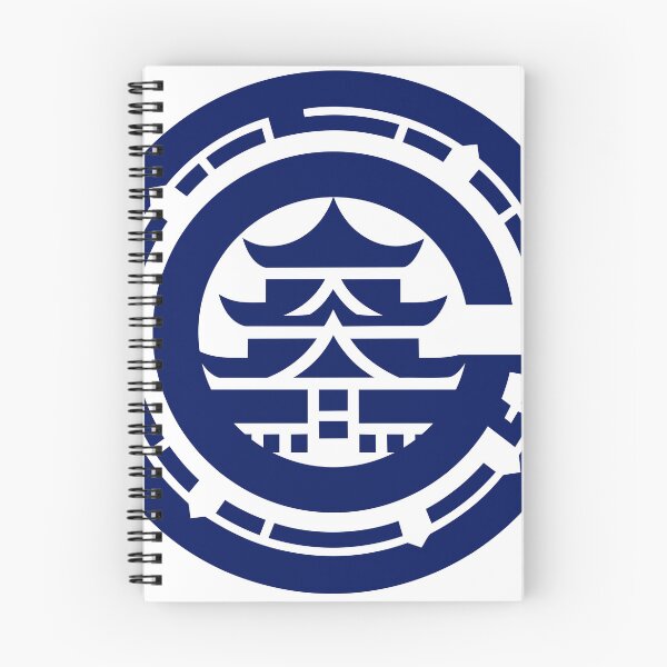 Item preview, Letter C Monogram - Castle Samurai Crest (Navy Blue) designed and sold by ZenCircle.