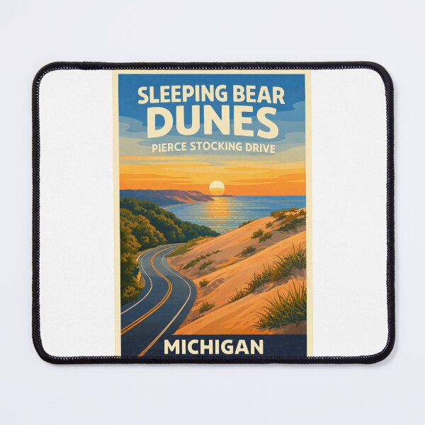 Item preview, Sleeping Bear Dunes Michigan – Pierce Stocking Drive along Lake Michigan designed and sold by Places On Earth.