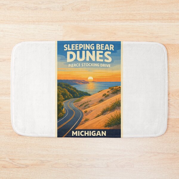 Item preview, Sleeping Bear Dunes Michigan – Pierce Stocking Drive along Lake Michigan designed and sold by Places On Earth.