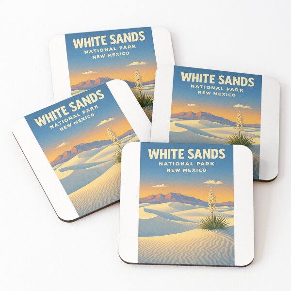 Item preview, White Sands National Park New Mexico – Tularosa Basin and Alamogordo designed and sold by Places On Earth.