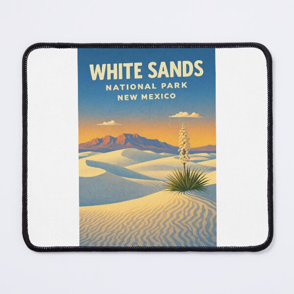 Item preview, White Sands National Park New Mexico – Tularosa Basin and Alamogordo designed and sold by Places On Earth.