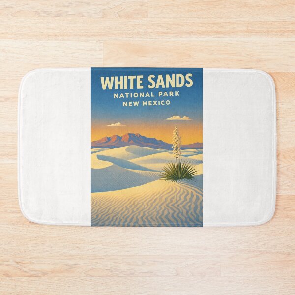 Item preview, White Sands National Park New Mexico – Tularosa Basin and Alamogordo designed and sold by Places On Earth.