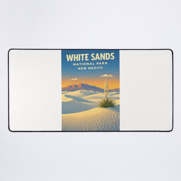 Item preview, White Sands National Park New Mexico – Tularosa Basin and Alamogordo designed and sold by Places On Earth.