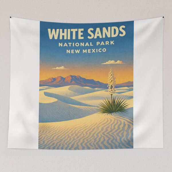 Item preview, White Sands National Park New Mexico – Tularosa Basin and Alamogordo designed and sold by Places On Earth.