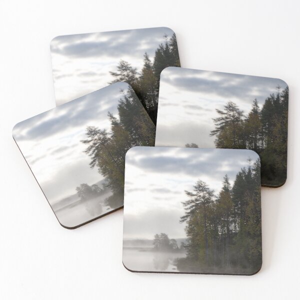 Item preview, Scandinavian Lake and trees designed and sold by ByMarielle.