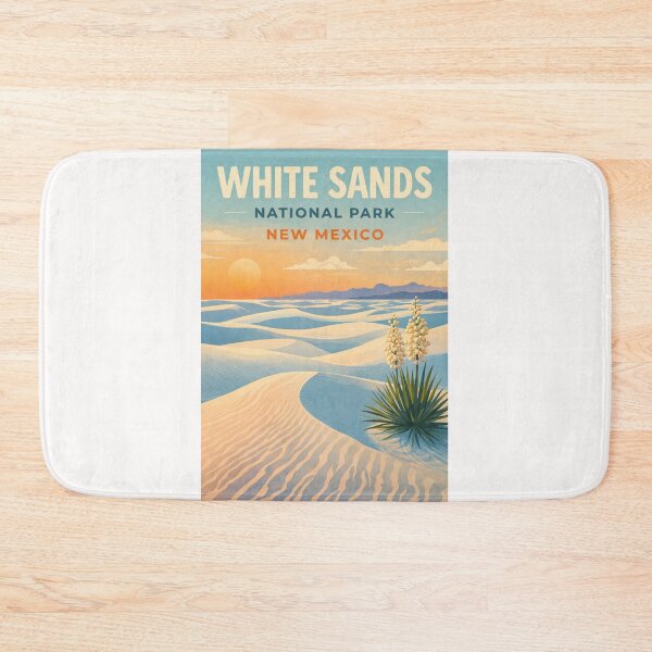 Item preview, White Sands National Park New Mexico – Tularosa Basin, Alamogordo and Chihuahuan Desert designed and sold by Places On Earth.