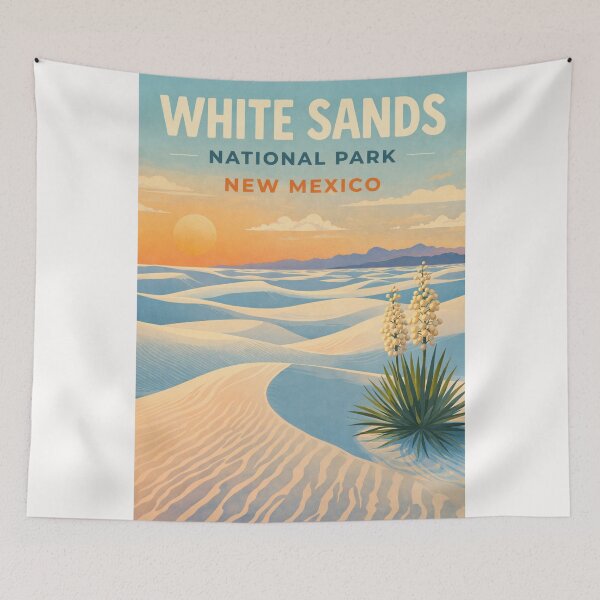 Item preview, White Sands National Park New Mexico – Tularosa Basin, Alamogordo and Chihuahuan Desert designed and sold by Places On Earth.