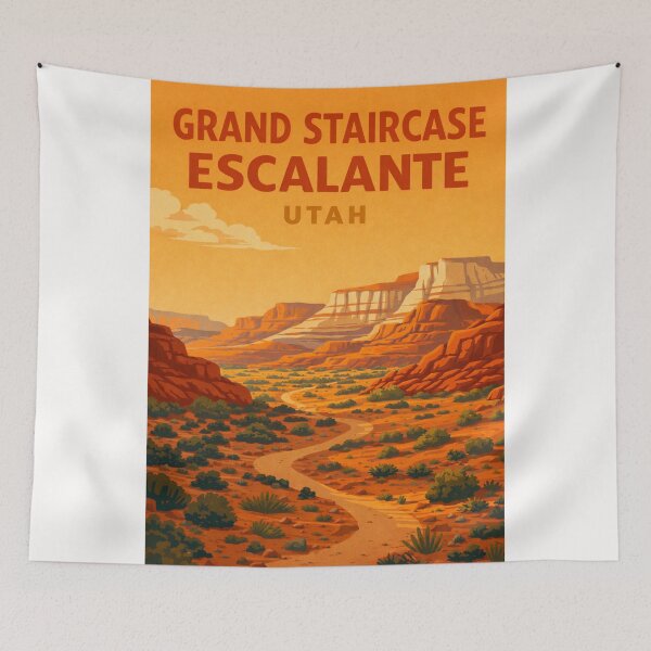 Item preview, Grand Staircase Escalante National Monument Utah – Escalante River and Bryce Canyon Region designed and sold by Places On Earth.