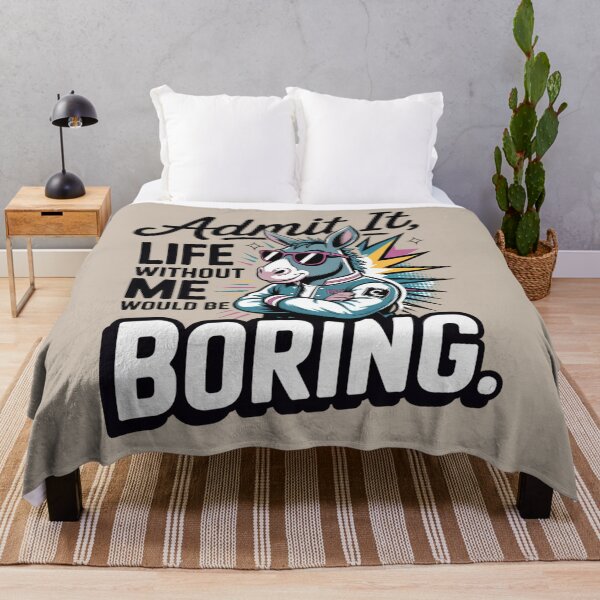 Item preview, donkey - funny donkey - donkey lover - donkey humor - sassy donkey - sarcastic quote - funny quote - witty saying - snarky - attitude - cheeky - admit it - life without me would be boring designed and sold by JansenGS.
