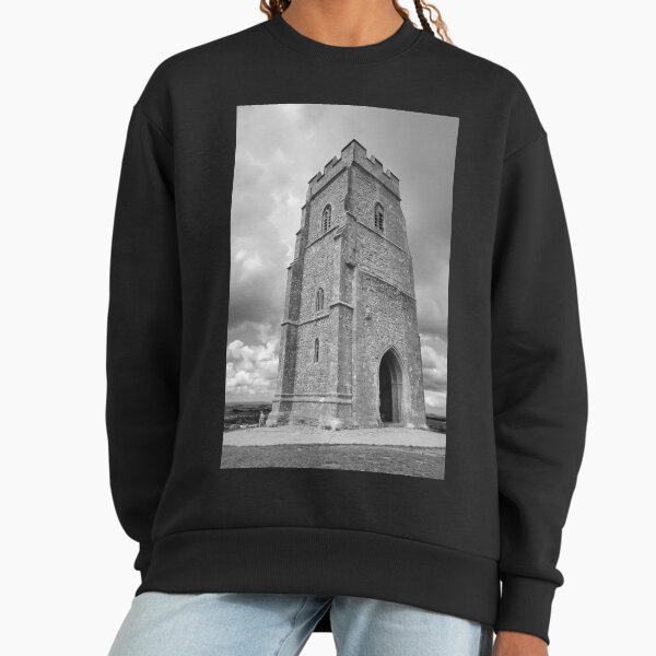 St Michaels Tower Glastonbury Tor Premium Oversized Sweatshirt