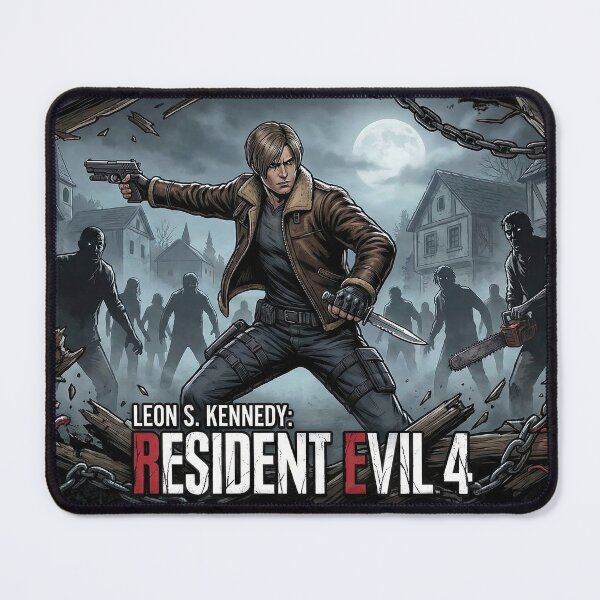 Item preview, Leon S. Kennedy RE4 Survival – Gritty Comic Style Art designed and sold by LiteTH.