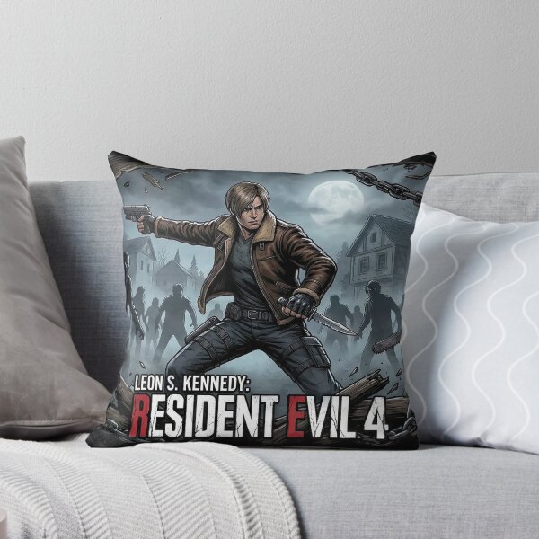 Item preview, Leon S. Kennedy RE4 Survival – Gritty Comic Style Art designed and sold by LiteTH.