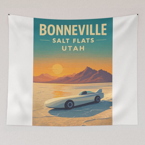 Item preview, Bonneville Salt Flats Utah – Great Salt Lake Desert and Wendover designed and sold by Places On Earth.