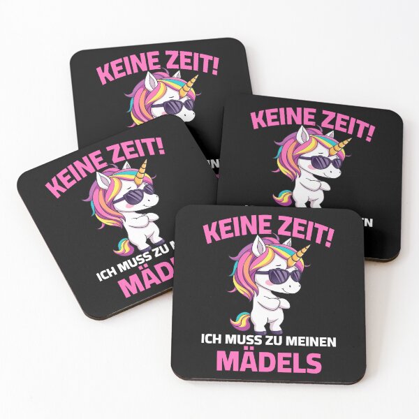 Item preview, Saying: No time, I have to go to my girls. Unicorn designed and sold by FoxyS.