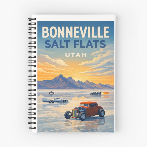 Item preview, Bonneville Salt Flats Utah – Great Salt Lake Desert and Silver Island Mountains designed and sold by Places On Earth.
