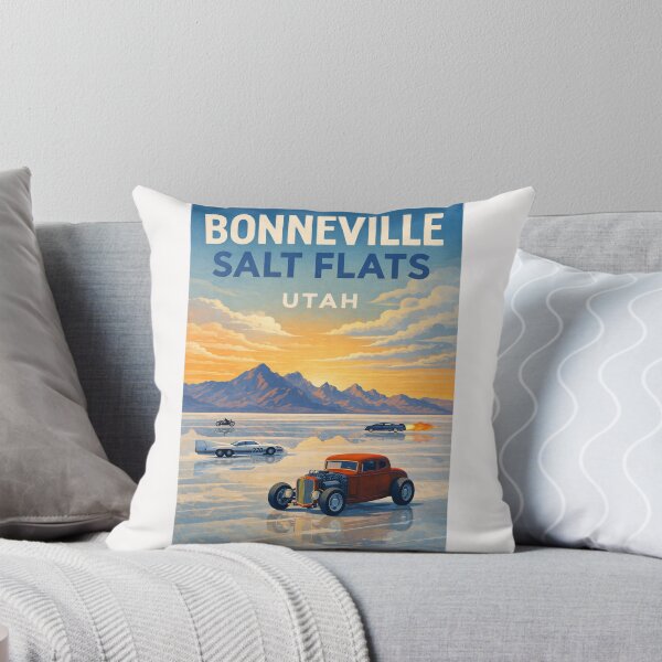 Item preview, Bonneville Salt Flats Utah – Great Salt Lake Desert and Silver Island Mountains designed and sold by Places On Earth.