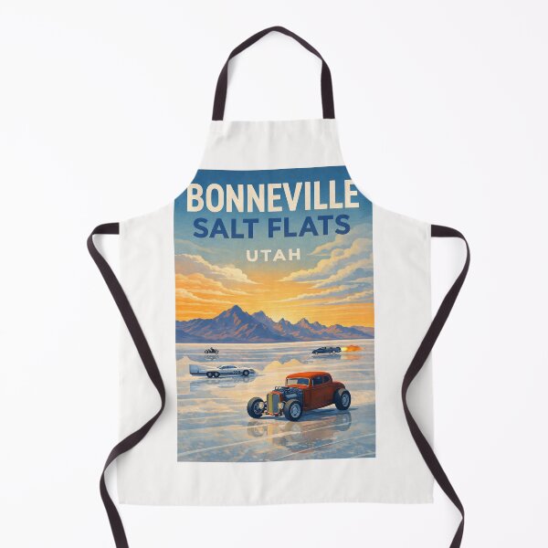 Item preview, Bonneville Salt Flats Utah – Great Salt Lake Desert and Silver Island Mountains designed and sold by Places On Earth.