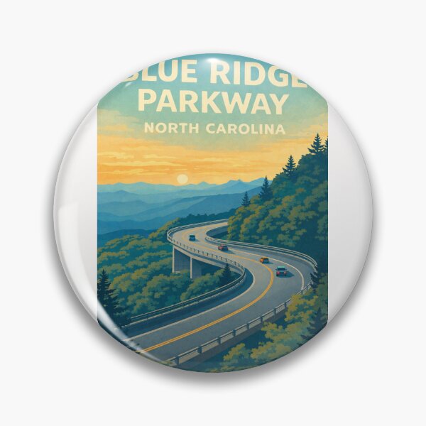Item preview, Blue Ridge Parkway North Carolina – Linn Cove Viaduct and Pisgah National Forest designed and sold by Places On Earth.