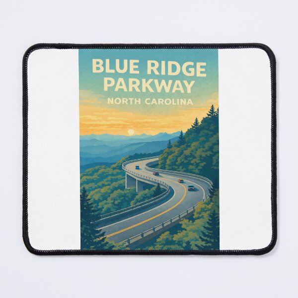 Item preview, Blue Ridge Parkway North Carolina – Linn Cove Viaduct and Pisgah National Forest designed and sold by Places On Earth.