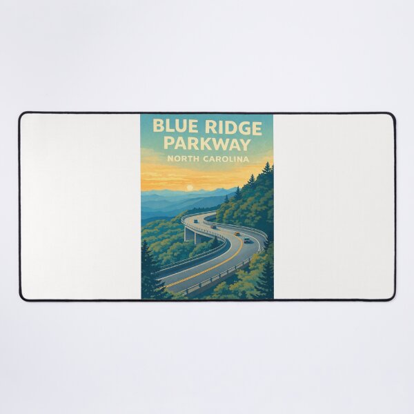 Item preview, Blue Ridge Parkway North Carolina – Linn Cove Viaduct and Pisgah National Forest designed and sold by Places On Earth.