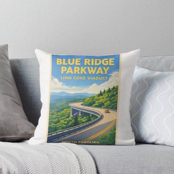 Item preview, Blue Ridge Parkway North Carolina – Linn Cove Viaduct and Grandfather Mountain designed and sold by Places On Earth.