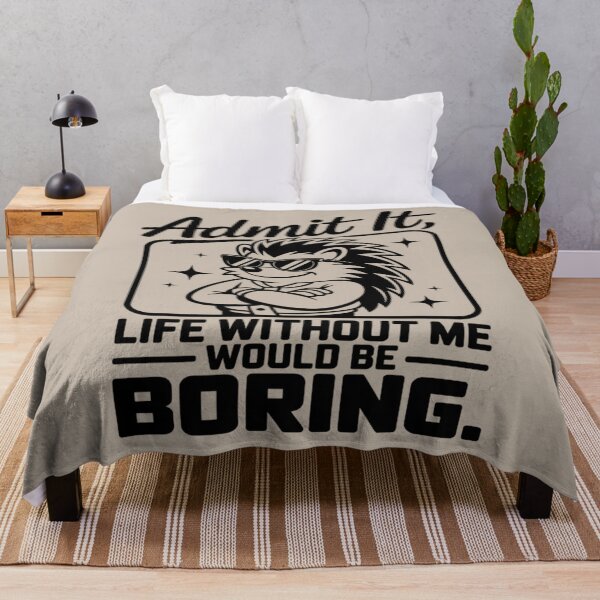Item preview, donkey - funny donkey - donkey lover - donkey humor - sassy donkey - sarcastic quote - funny quote - witty saying - snarky - attitude - cheeky - admit it - life without me would be boring  designed and sold by JansenGS.