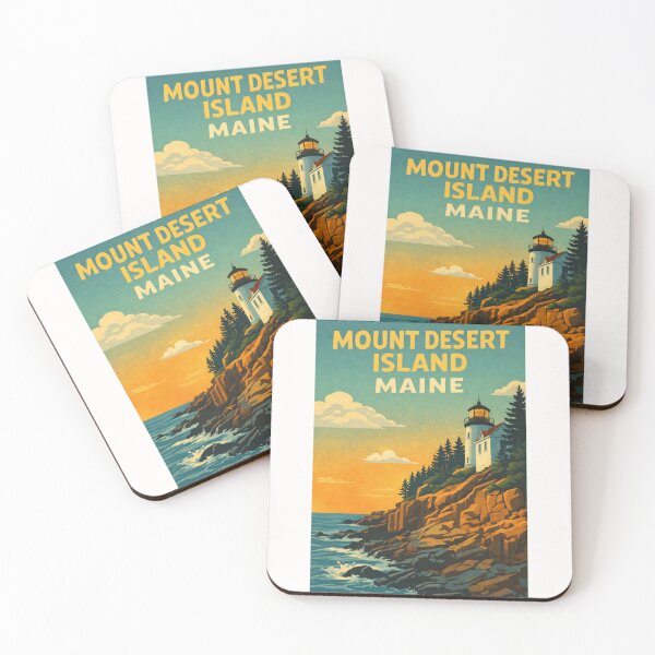 Item preview, Mount Desert Island Maine – Acadia National Park and Bar Harbor designed and sold by Places On Earth.