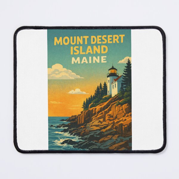 Item preview, Mount Desert Island Maine – Acadia National Park and Bar Harbor designed and sold by Places On Earth.