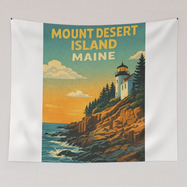 Item preview, Mount Desert Island Maine – Acadia National Park and Bar Harbor designed and sold by Places On Earth.