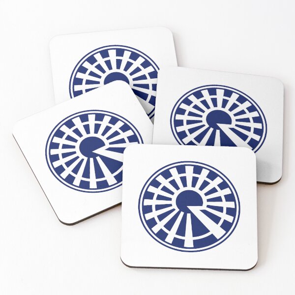 Item preview, Letter R Monogram - Rising Sun Samurai Crest (Navy Blue) designed and sold by ZenCircle.