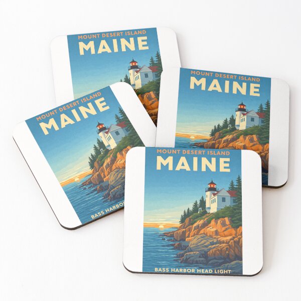 Item preview, Mount Desert Island Maine – Bass Harbor Head Light in Acadia National Park and Hancock County designed and sold by Places On Earth.