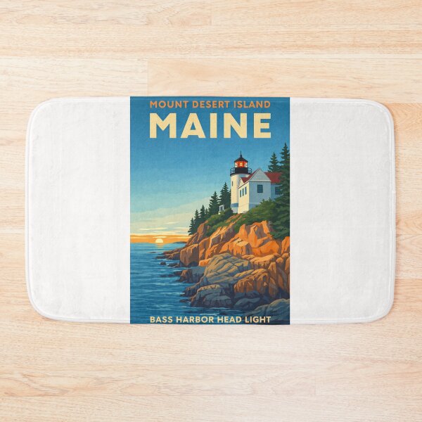 Item preview, Mount Desert Island Maine – Bass Harbor Head Light in Acadia National Park and Hancock County designed and sold by Places On Earth.