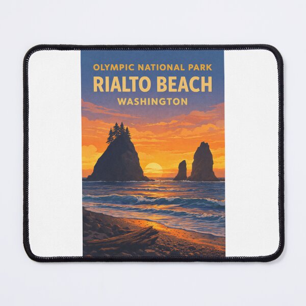 Item preview, Olympic National Park Washington – Rialto Beach Sea Stacks and Olympic Peninsula designed and sold by Places On Earth.