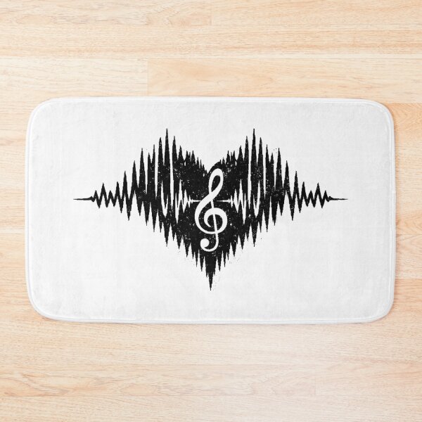 Item preview, Heartbeat of Music Waveform Heart designed and sold by Sn1ver.