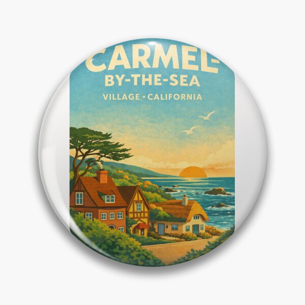 Item preview, Carmel by the Sea Village California – Monterey Peninsula and Carmel Beach designed and sold by Places On Earth.