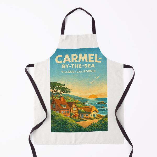 Item preview, Carmel by the Sea Village California – Monterey Peninsula and Carmel Beach designed and sold by Places On Earth.
