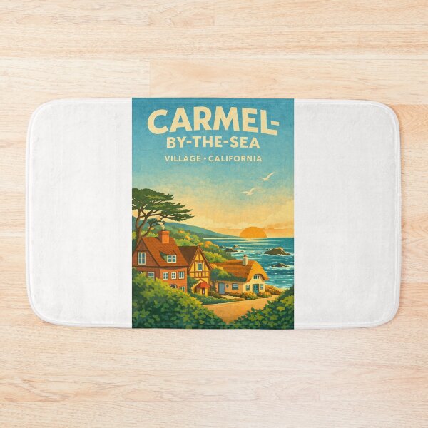 Item preview, Carmel by the Sea Village California – Monterey Peninsula and Carmel Beach designed and sold by Places On Earth.