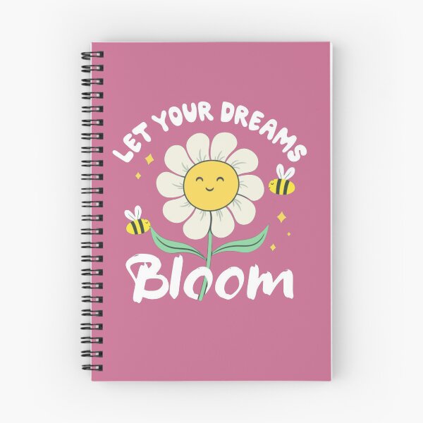Item preview, Let Your Dreams Bloom - Cute Happy Daisy & Bees Kawaii Art designed and sold by GunnuDesigns.