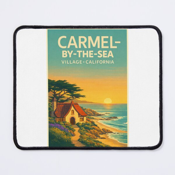 Item preview, Carmel by the Sea Village California – Carmel Beach and Point Lobos State Natural Reserve designed and sold by Places On Earth.