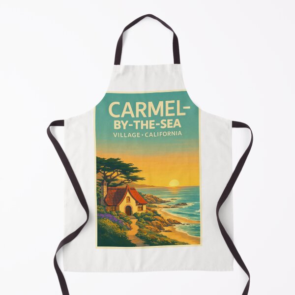 Item preview, Carmel by the Sea Village California – Carmel Beach and Point Lobos State Natural Reserve designed and sold by Places On Earth.