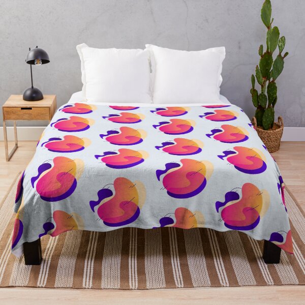 Item preview, Purple and Peach Geometric Art designed and sold by CharlottePlaceArt.