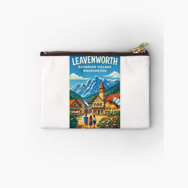 Item preview, Leavenworth Bavarian Village Washington – Cascade Mountains and Okanogan Wenatchee National Forest designed and sold by Places On Earth.