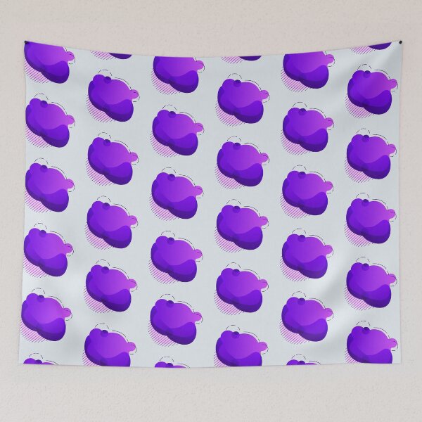Item preview, Blue and Purple Geometric Art designed and sold by CharlottePlaceArt.