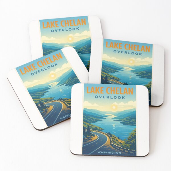 Item preview, Lake Chelan Overlook Washington – North Cascades and Chelan County designed and sold by Places On Earth.