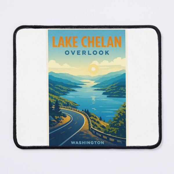 Item preview, Lake Chelan Overlook Washington – North Cascades and Chelan County designed and sold by Places On Earth.