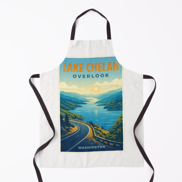Item preview, Lake Chelan Overlook Washington – North Cascades and Chelan County designed and sold by Places On Earth.