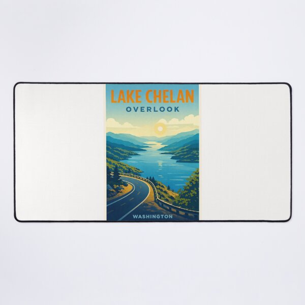 Item preview, Lake Chelan Overlook Washington – North Cascades and Chelan County designed and sold by Places On Earth.