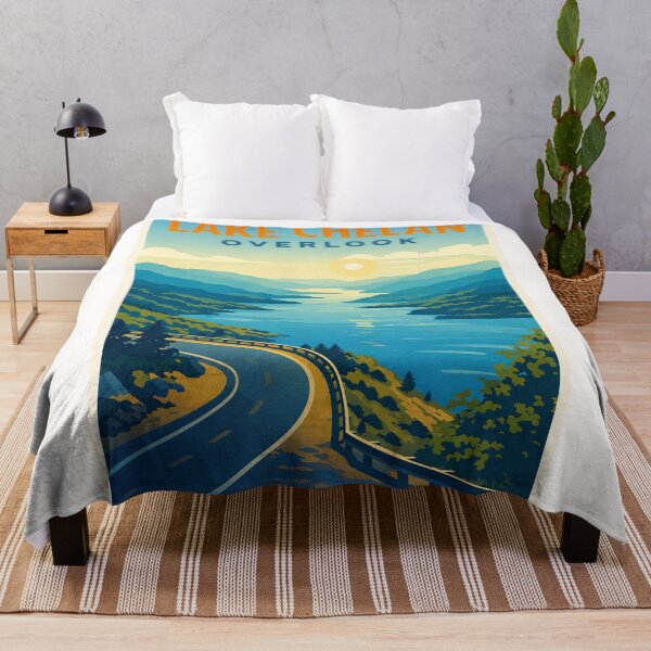 Item preview, Lake Chelan Overlook Washington – North Cascades and Chelan County designed and sold by Places On Earth.