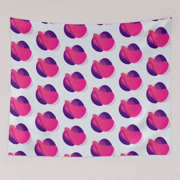 Item preview, Purple and Pink Geometric Art designed and sold by CharlottePlaceArt.