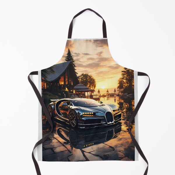 Item preview, Black Performance Car Reflecting Sunset On A Calm Lake designed and sold by RevUpDesign.